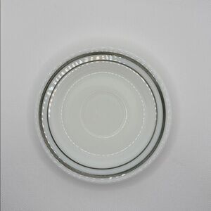 Vintage Pyrex Milk Glass Small Set of Four Plates 796-26 Tableware Corning USA